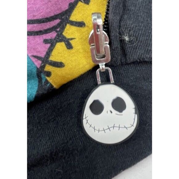 THE NIGHTMARE BEFORE CHRISTMAS Women's Sz M REVERSIBLE HOODIE JACKET - Picture 4 of 6